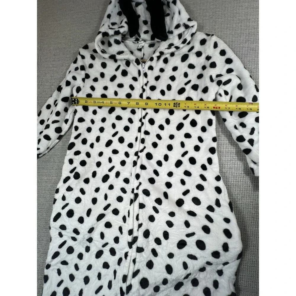 Dalmatian Dog Animal One Piece Costume Soft Fleece Unisex Size 7/8 Years (130)